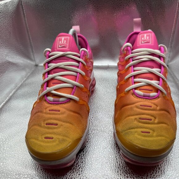 Size 8.5 Nike Air Vapormax Plus Summer Sunset Pink Womens Sneakers CI9900-600 - Picture 4 of 12